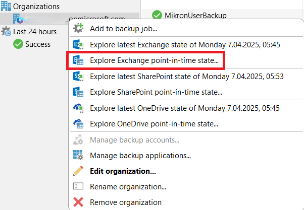 Veeam Backup for Microsoft 365 ile Cross Tenant Migration