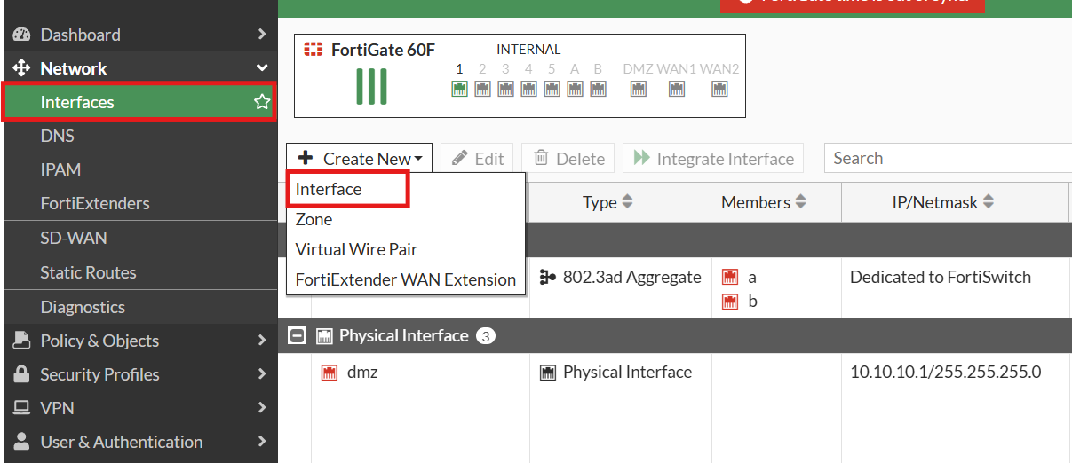 Fortigate Firewall ile Modemsiz Fiber İnternet Bağlantısı Nasıl Kurulur? 