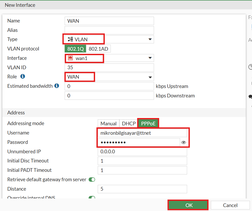 Fortigate Firewall ile Modemsiz Fiber İnternet Bağlantısı Nasıl Kurulur? 